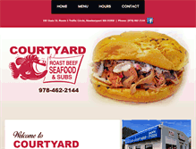 Tablet Screenshot of courtyardroastbeef.com